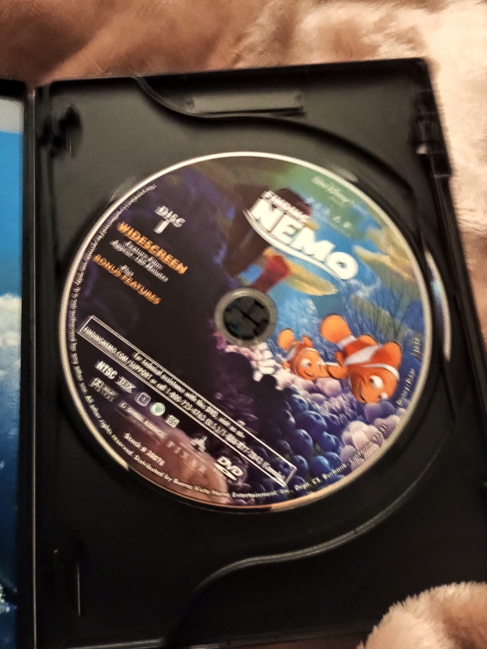 Finding Nemo Themed Aquarium Décor Disc - Blue & Orange